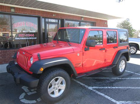 Look for: Post-2012 JK-generation <b>Jeeps</b>, which have the 285-hp 3. . Used 4 door jeep wrangler